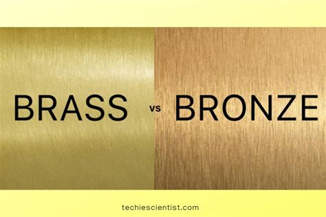 bronze or brass.